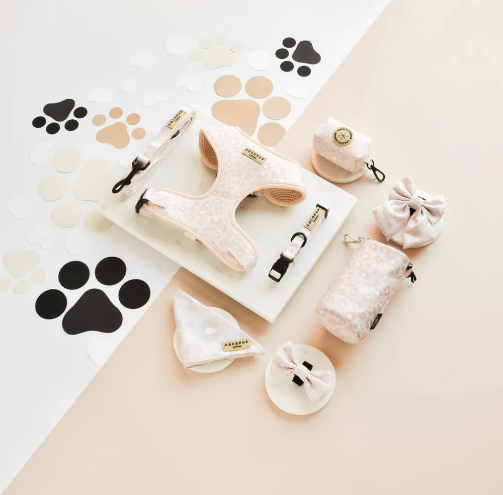 Cocopup Drawstring Treat Pouches | Rucksack Accessories-Drawstring Treat Pouch - Nude Chic Leopard