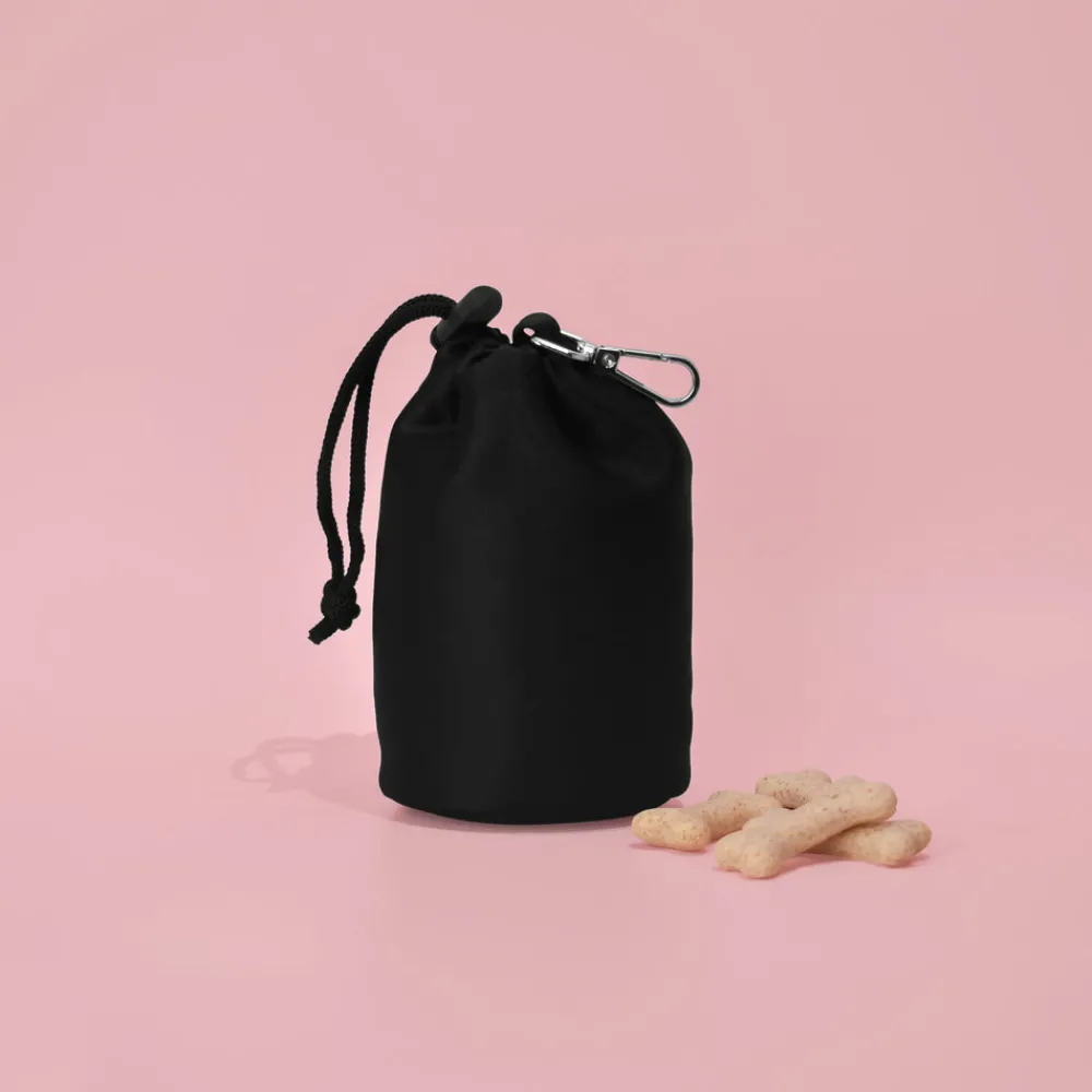 Cocopup Drawstring Treat Pouches | Rucksack Accessories-Drawstring Treat Pouch - Plain Black