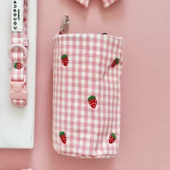 Cocopup Drawstring Treat Pouches | Rucksack Accessories-Drawstring Treat Pouch - Strawberry Picnic Pup