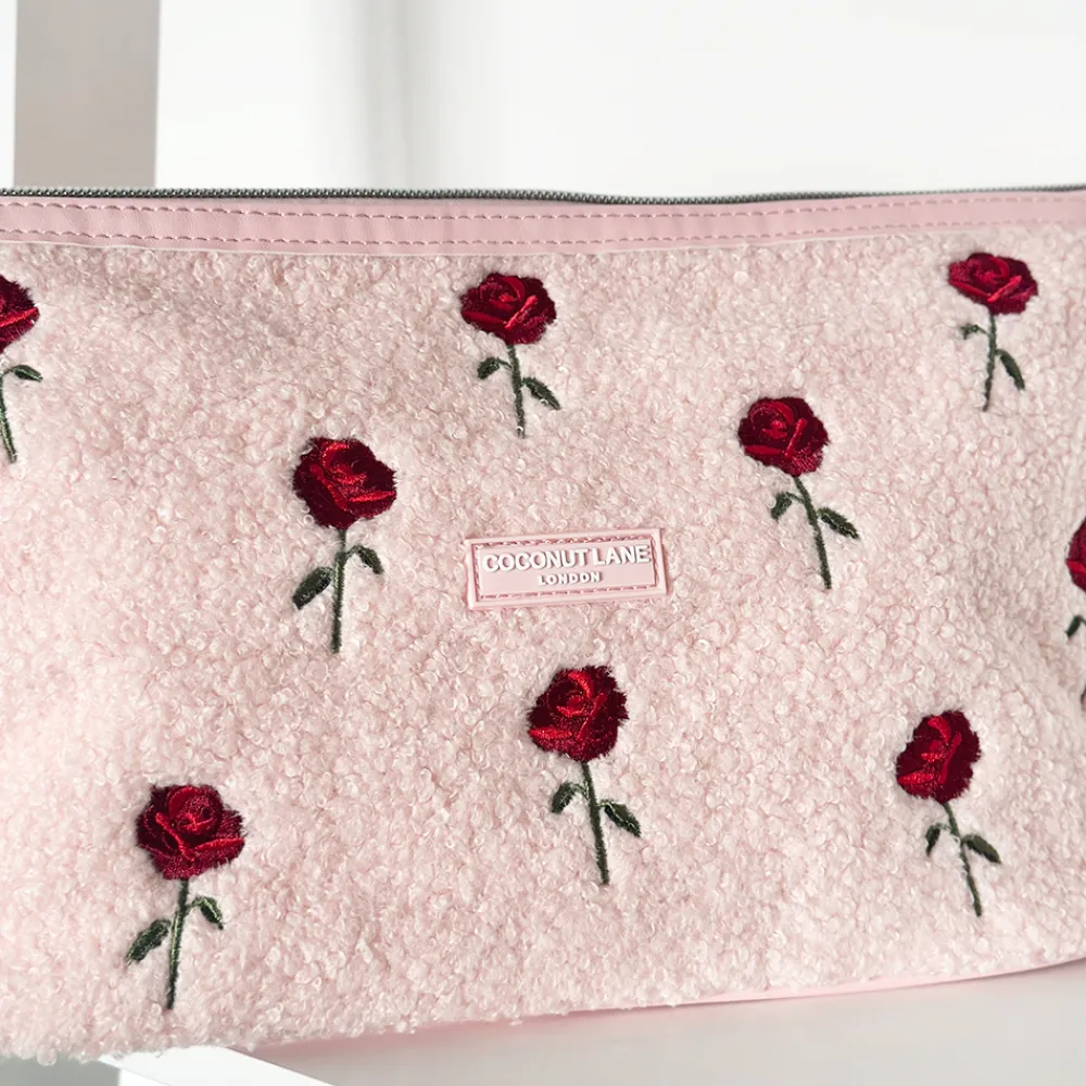 Cocopup Magic Lifestyle Pouch-Embroidered Roses Teddy Magic Lifestyle Pouch - By Coconut Lane