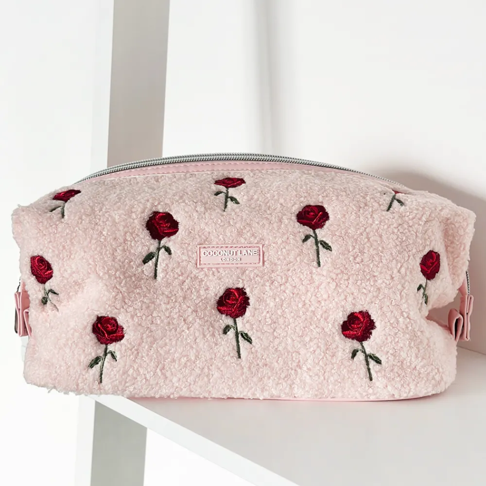 Cocopup Magic Lifestyle Pouch-Embroidered Roses Teddy Magic Lifestyle Pouch - By Coconut Lane