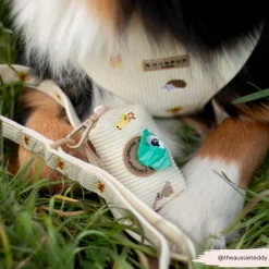 Cocopup Poop Bag Holders | Poop Bag Holders-Embroidered Woodland Walkies Poop Bag Holder