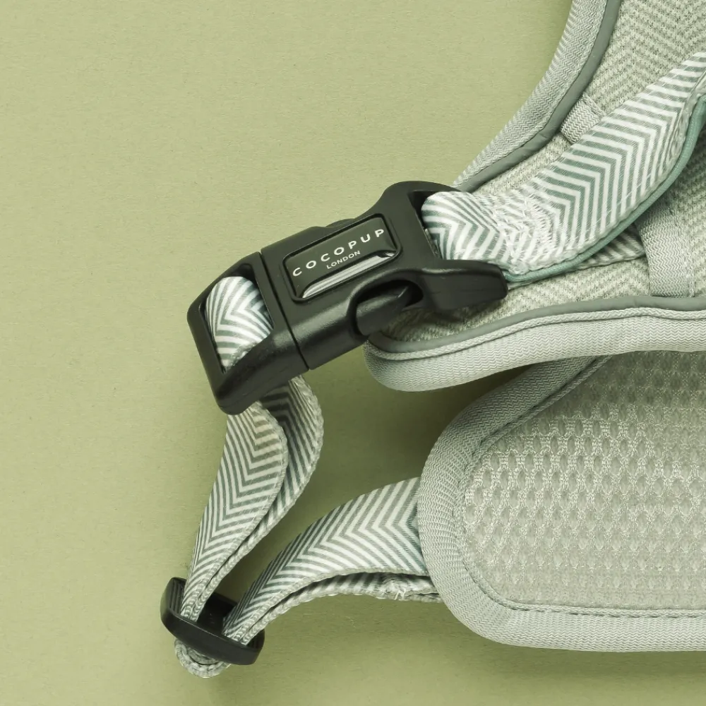 Cocopup Adjustable Neck Harnesses | Cocopup Explore Harnesses ⛰️-Explore Harness - Sage Tweed