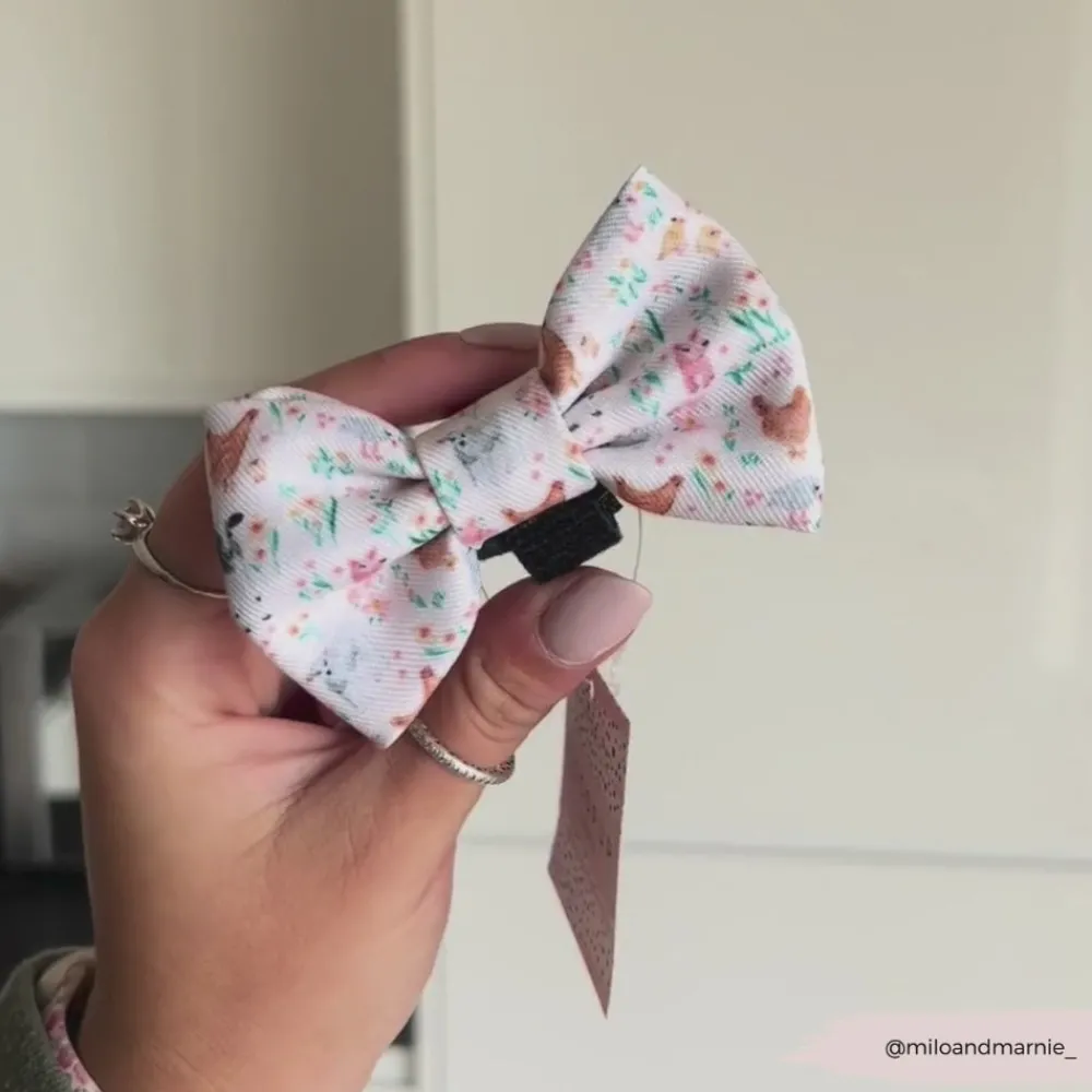 Cocopup Sailor Bow Ties-Farmyard Friends Sailor Bow Tie