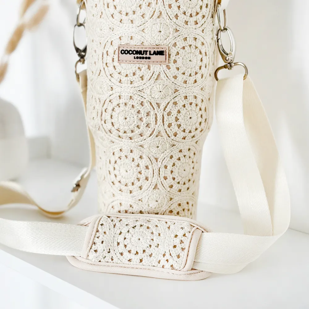 Cocopup Tumbler Carry Cases-Festival Crochet Case Tumbler Carry Case by Coconut Lane