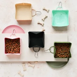 Cocopup Foldable Bowls | Foldable Bowls-Foldable Travel Bowl - Nude
