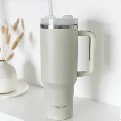 Cocopup Tumblers-Greige Stainless Steel Tumbler - By Coconut Lane