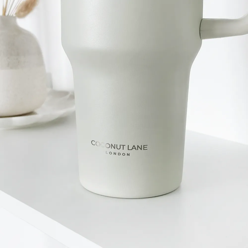 Cocopup Tumblers-Greige Stainless Steel Tumbler - By Coconut Lane