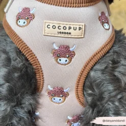 Cocopup Adjustable Neck Harnesses-Harold the Highland Cow Adjustable Neck HARNESS