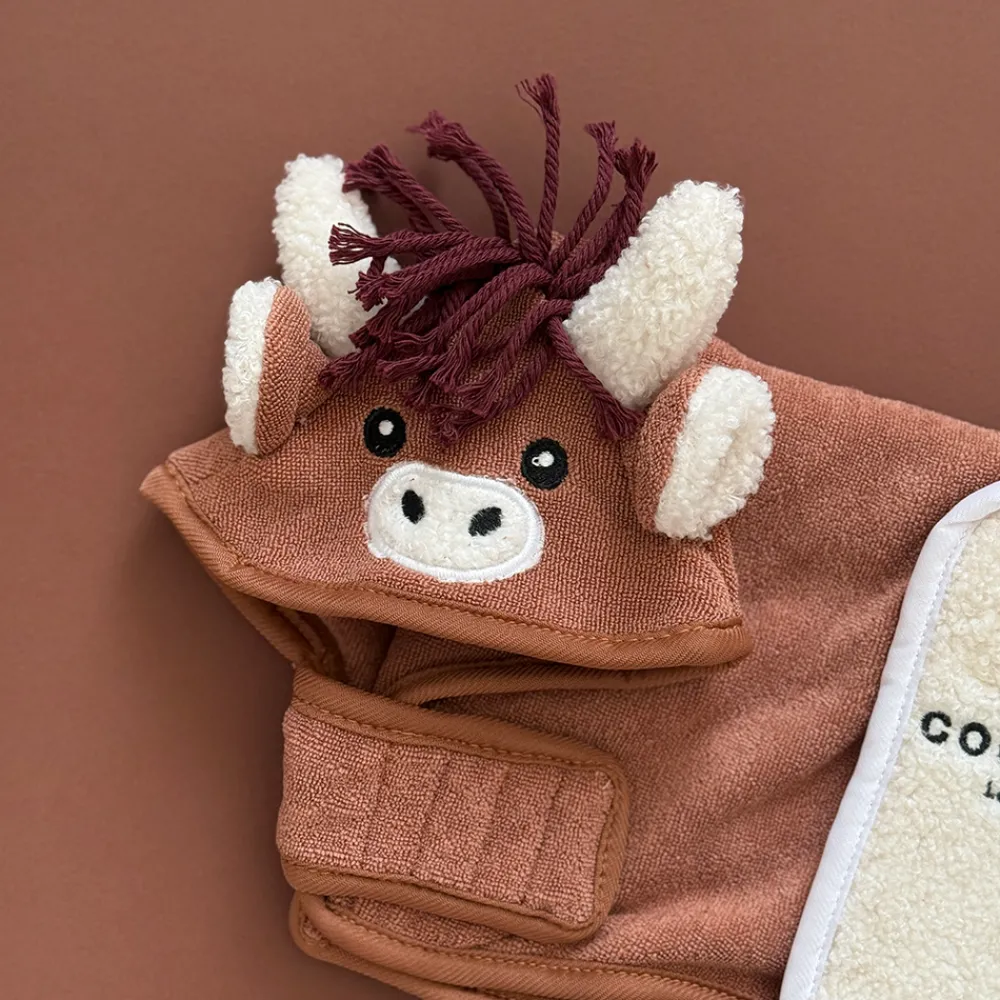 Cocopup Drying Robes ð§-Harold the Highland Cow Drying Robe