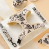 Cocopup Adjustable Harness Bundles-Ivory Tort Adjustable Neck Harness, Lead & Collar Bundle