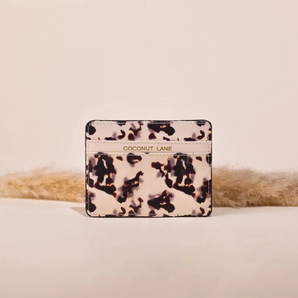 Cocopup Card Holders-Ivory Tort Card Holder by Coconut Lane