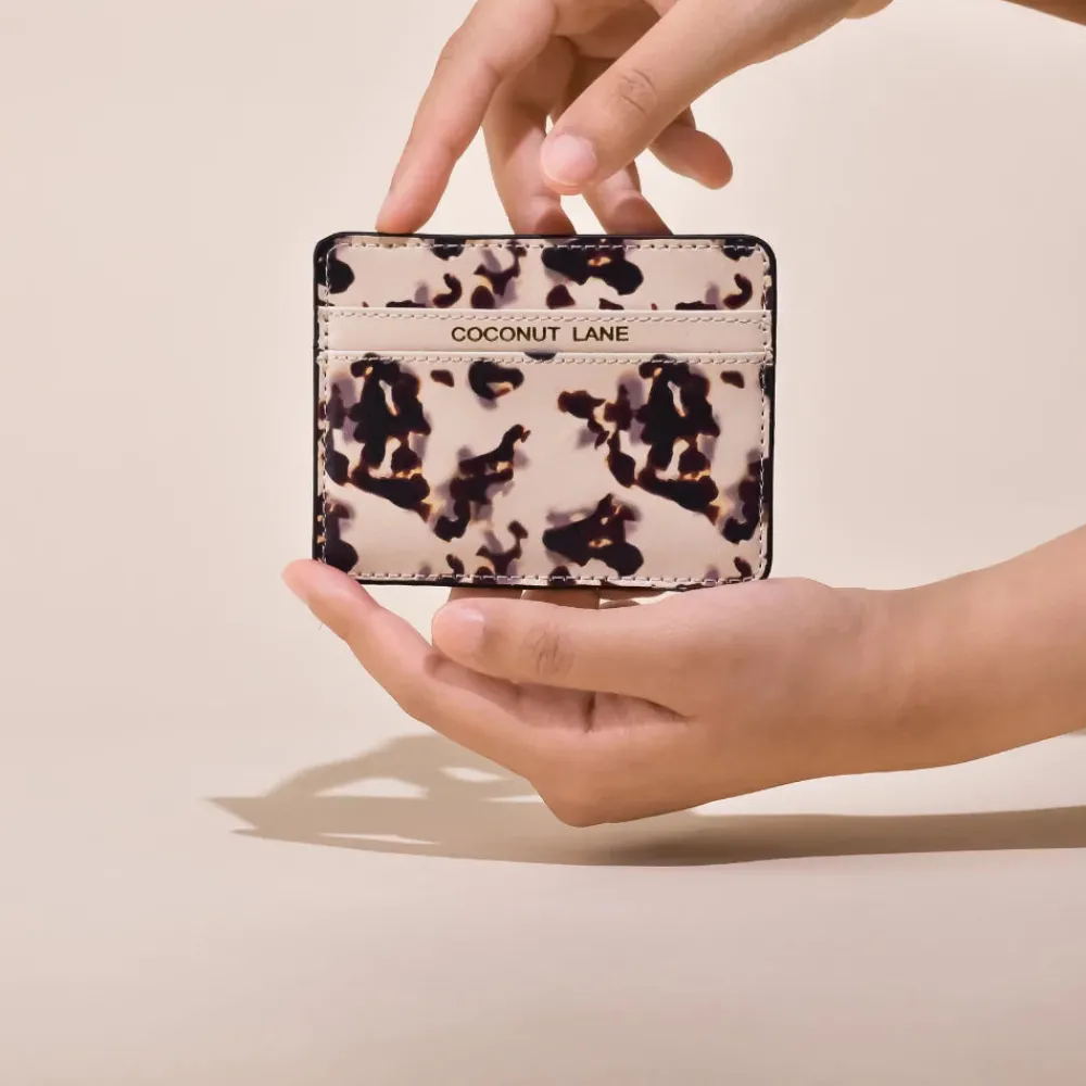 Cocopup Card Holders-Ivory Tort Card Holder by Coconut Lane