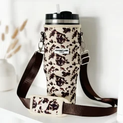Cocopup Tumbler Carry Cases-Ivory Tort Tumbler Carry Case by Coconut Lane