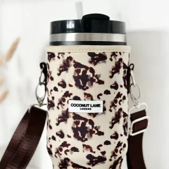 Cocopup Tumbler Carry Cases-Ivory Tort Tumbler Carry Case by Coconut Lane