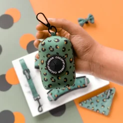 Cocopup Poop Bag Holders | Poop Bag Holders-Khaki Leopard Poop Bag Holder
