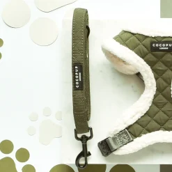 Cocopup Leads-Khaki Quilted Lead