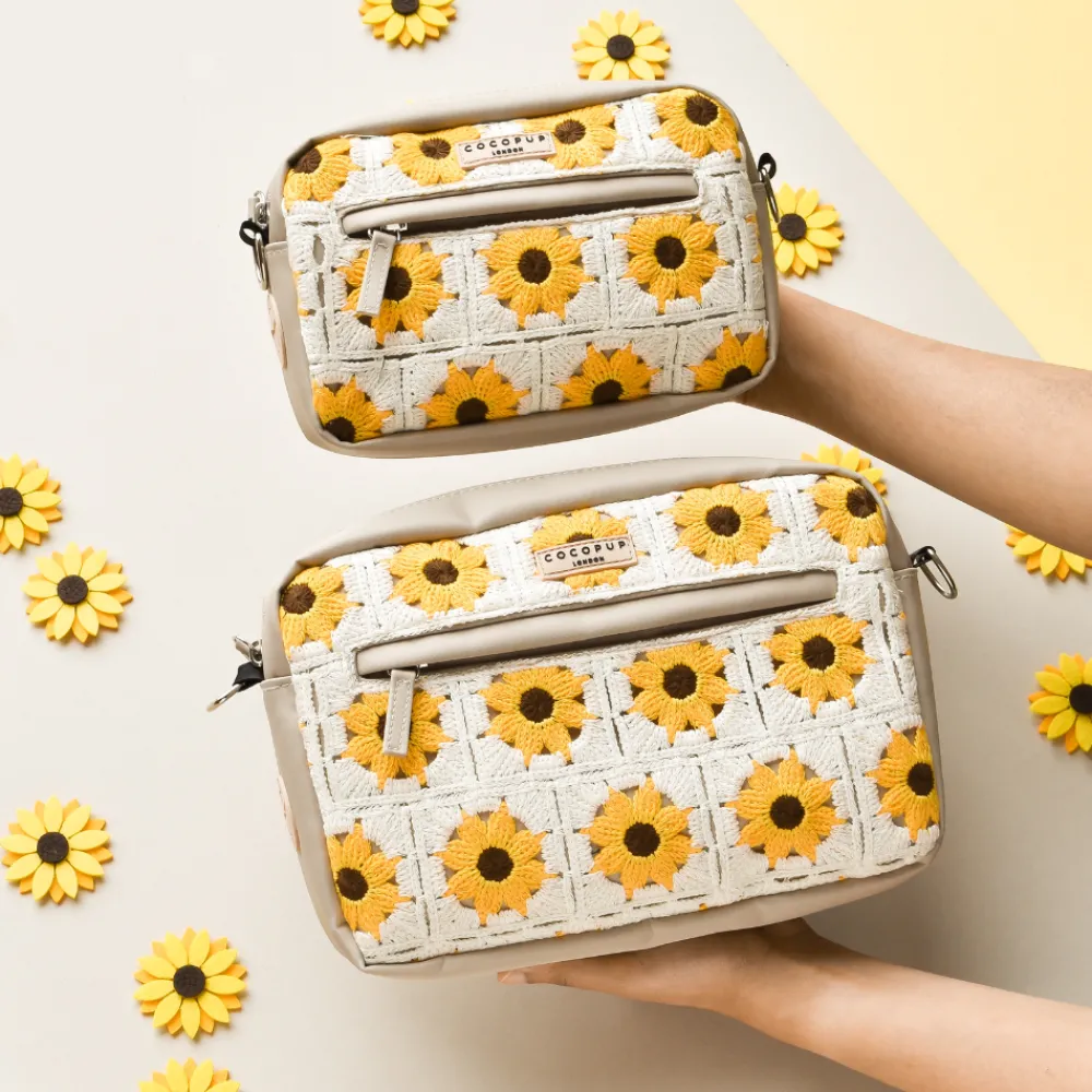 Cocopup Large Dog Walking Bags-Large Dog Walking Bag - Sunflower Patch