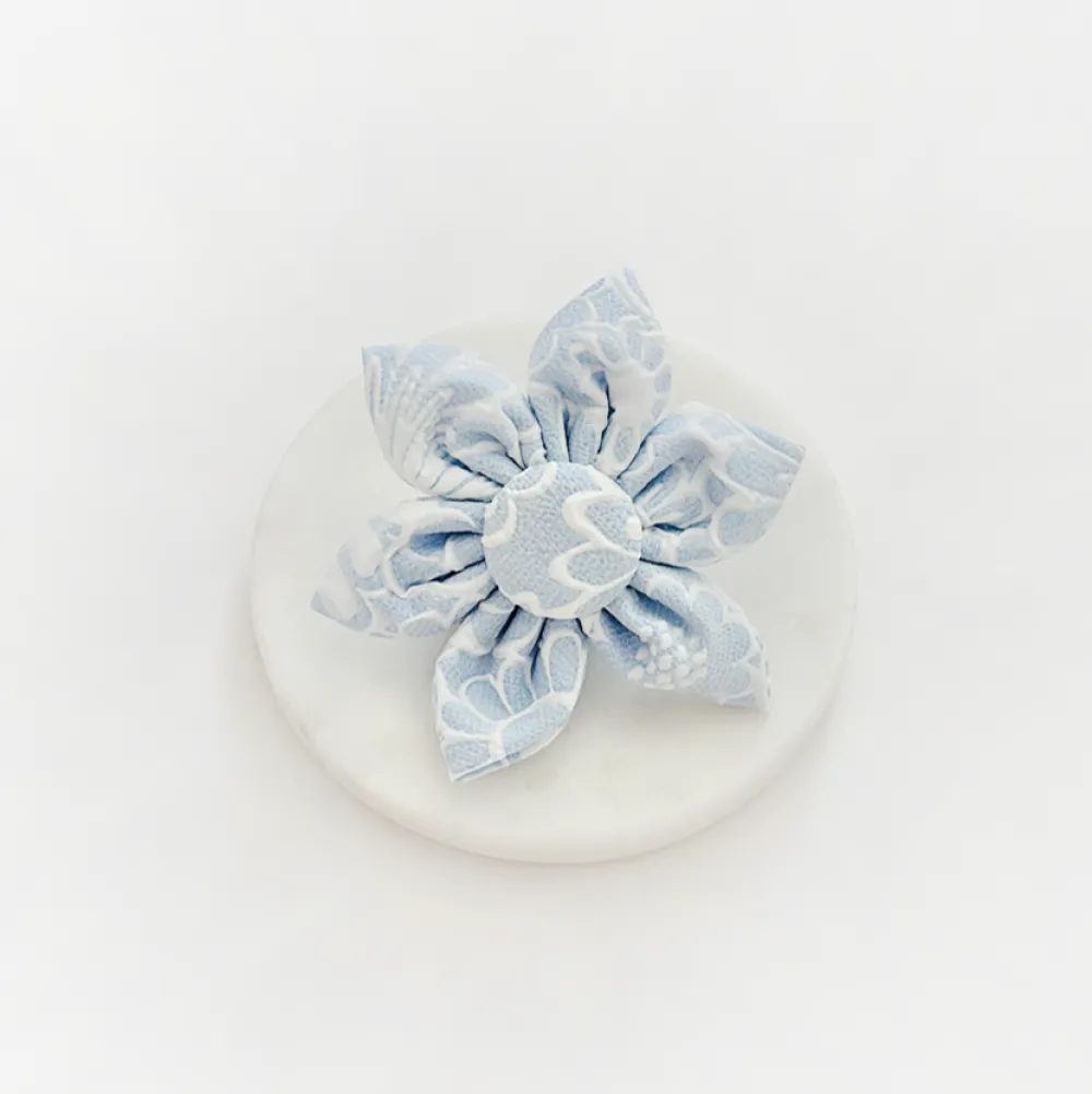 Cocopup Collar Flowers-LUXE Baby Blue Flower Collar Flower