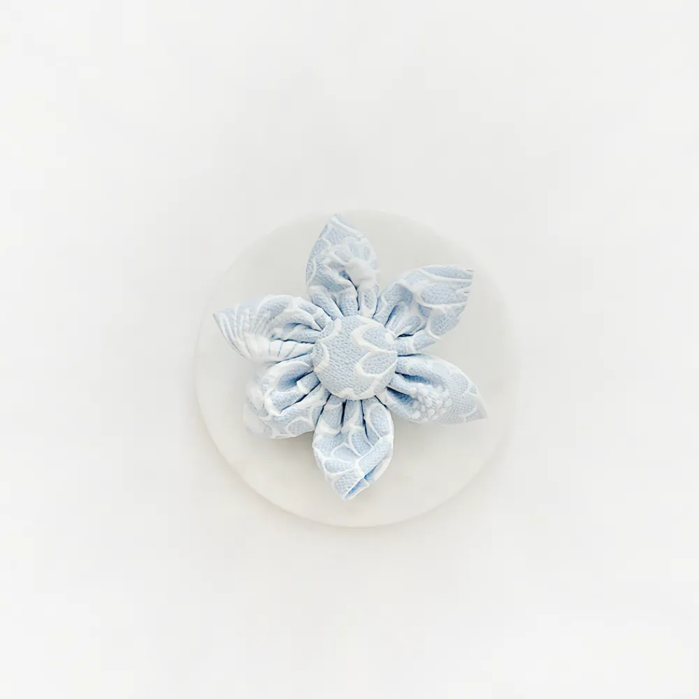 Cocopup Collar Flowers-LUXE Baby Blue Flower Collar Flower