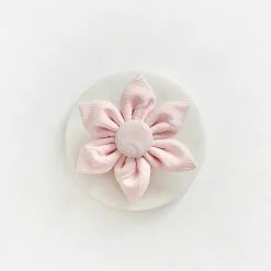 Cocopup Collar Flowers-LUXE Baby Pink Heart Collar Flower