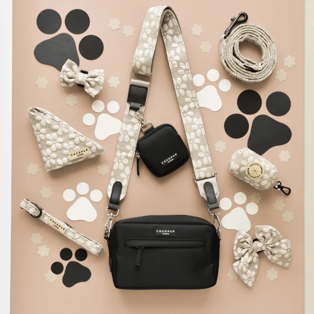 Cocopup Classic Bag Bundles-Luxe Dog Walking Bag Bundle - Mocha Flower