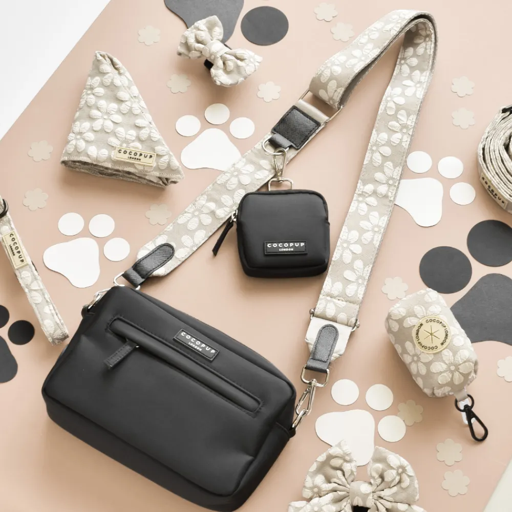 Cocopup Classic Bag Bundles-Luxe Dog Walking Bag Bundle - Mocha Flower