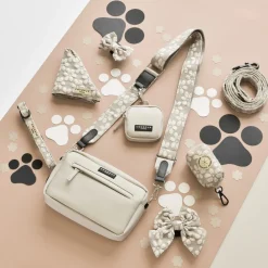 Cocopup Classic Bag Bundles-Luxe Dog Walking Bag Bundle - Mocha Flower