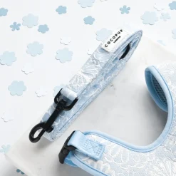 Cocopup Leads-Luxe Lead - Baby Blue Flower