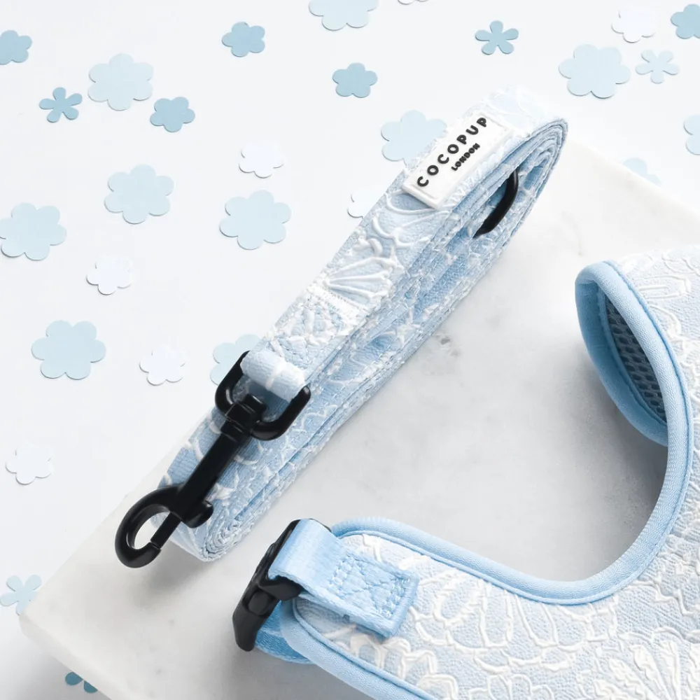 Cocopup Leads-Luxe Lead - Baby Blue Flower