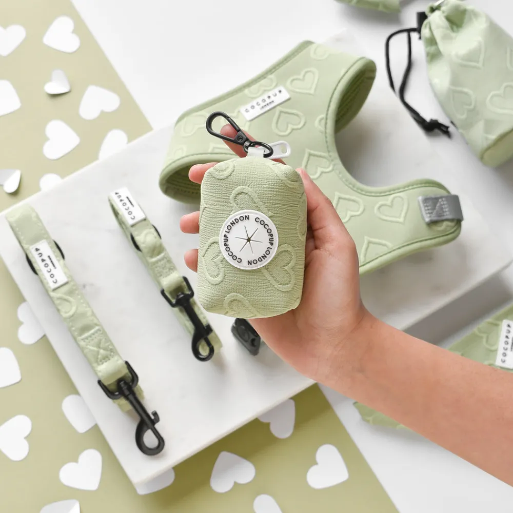 Cocopup Poop Bag Holders | Poop Bag Holders-Luxe Poop Bag Holder - Sage Heart