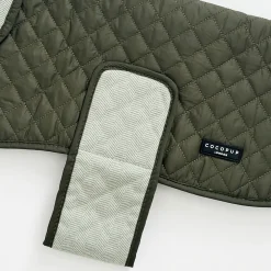 Cocopup Coats ❄️-LUXE Quilted Dog Coat - Country Khaki