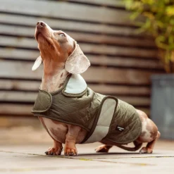 Cocopup Coats ❄️-LUXE Quilted Dog Coat - Country Khaki