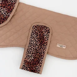 Cocopup Coats ❄️-LUXE Quilted Dog Coat - Leopard Pup