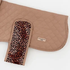 Cocopup Coats ❄️-LUXE Quilted Dog Coat - Leopard Pup