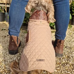 Cocopup Coats ❄️-LUXE Quilted Dog Coat - Leopard Pup