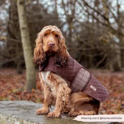 Cocopup Coats ❄️-LUXE Quilted Dog Coat - Pup Plaid