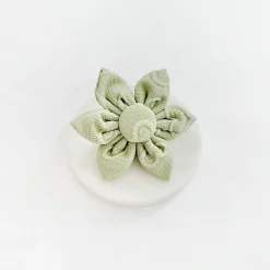 Cocopup Collar Flowers-LUXE Sage Heart Collar Flower