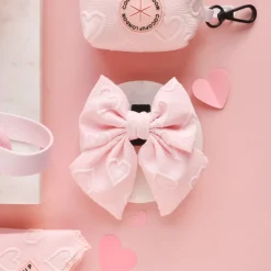 Cocopup Sailor Bow Ties-Luxe Sailor Bow Tie - Baby Pink Heart