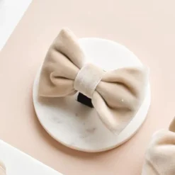 Cocopup Bow Ties-Luxe Velvet Bow Tie - Champagne