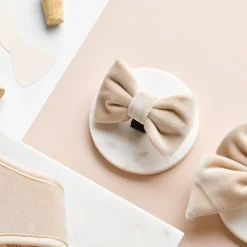 Cocopup Bow Ties-Luxe Velvet Bow Tie - Champagne