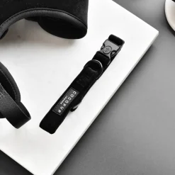 Cocopup Collars-Luxe Velvet COLLAR - Noir