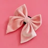 Cocopup Personalised Sailor Bow Ties 🎀 | Sailor Bow Ties-Luxe Velvet Sailor Bow Tie - Baby Pink