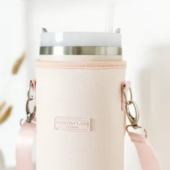 Cocopup Tumbler Carry Cases-Marshmallow Pink Tumbler Carry Case by Coconut Lane