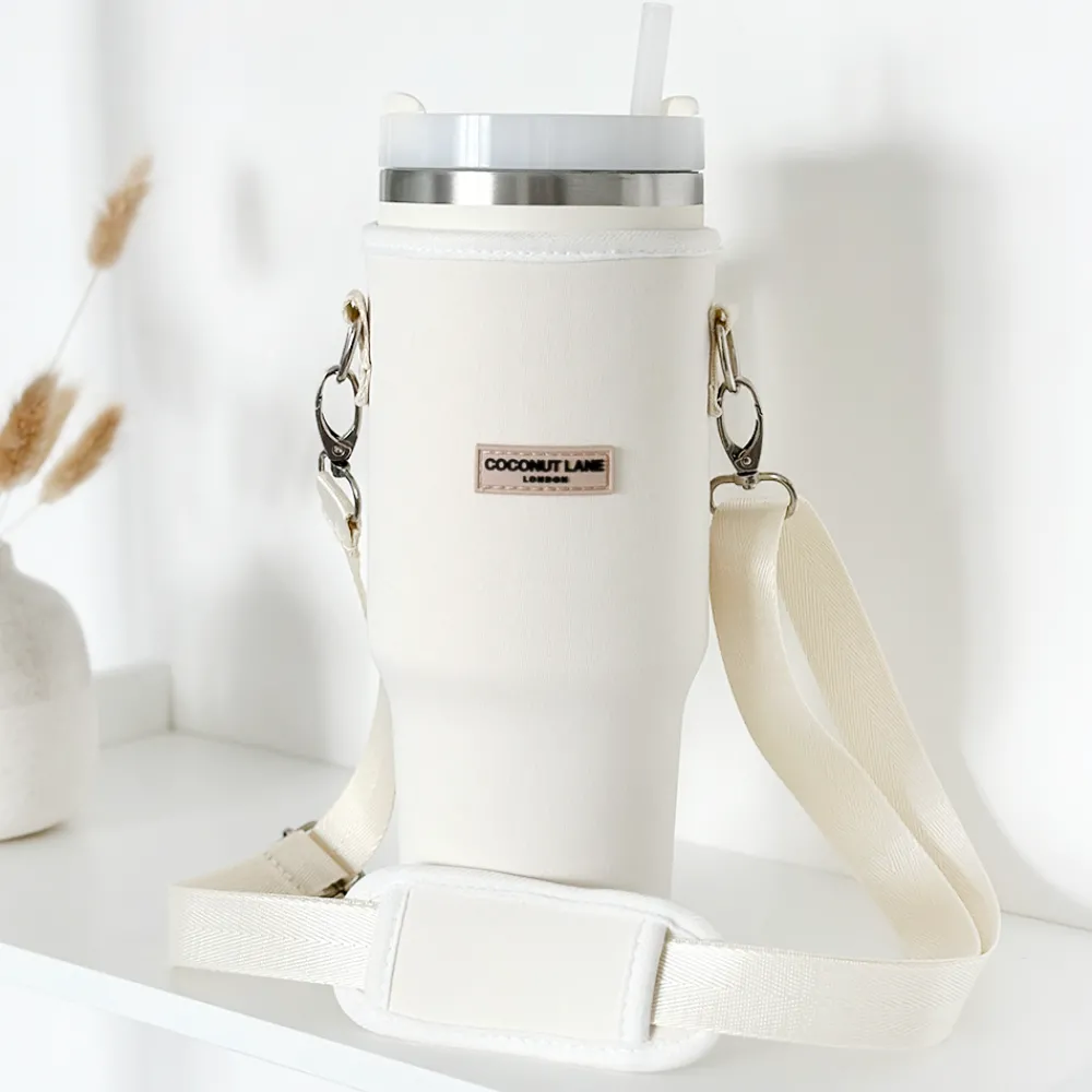 Cocopup Tumbler Carry Cases-Milky Coconut Tumbler Carry Case by Coconut Lane