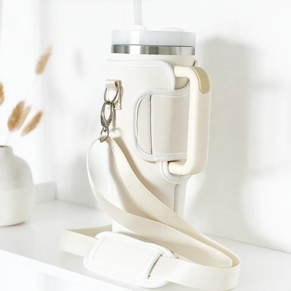 Cocopup Tumbler Carry Cases-Milky Coconut Tumbler Carry Case by Coconut Lane