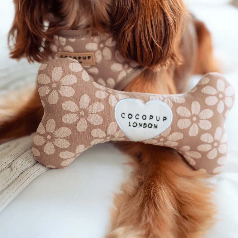 Cocopup Bone Toys 🦴-Mocha Flower Bone Toy