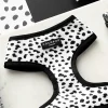 Cocopup Adjustable Neck Harnesses-Monochrome Spots Adjustable Neck HARNESS