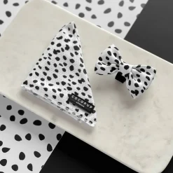Cocopup Bandanas-Monochrome Spots Bandana