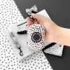 Cocopup Poop Bag Holders | Poop Bag Holders-Monochrome Spots Poop Bag Holder